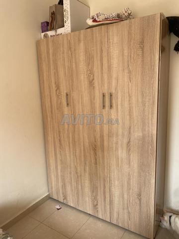 خزانة ملابس خشبية - 2