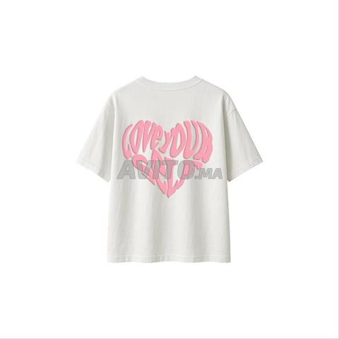 تيشيرت أوفر سايز للجنسين - قطن بريميوم - 2