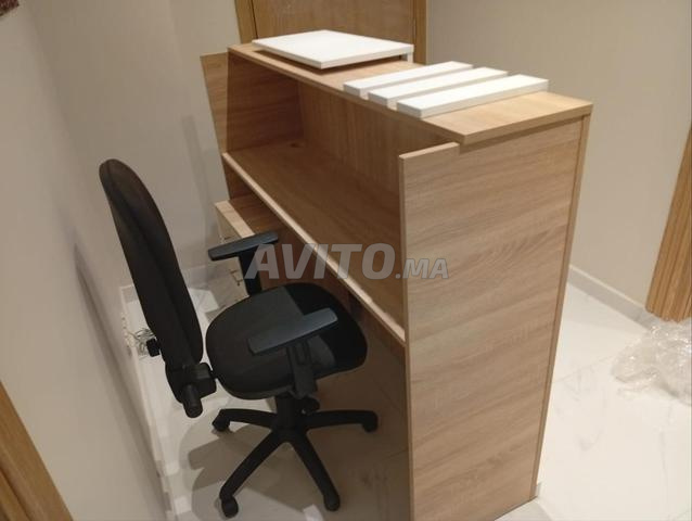 BUREAU COMPTOIR LOCALS de réception - 2