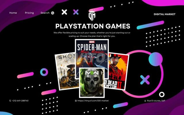 Jeux Playstation / jeux ps5 / jeux ps4 / jeux