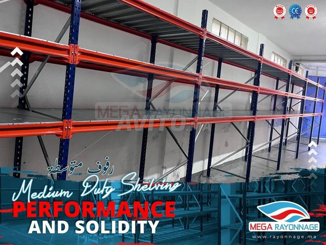 Rayonnage métal semi-lourd