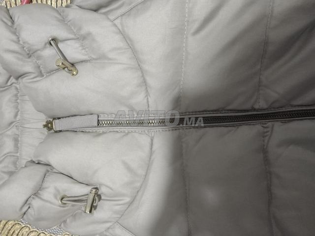 Magnifique Doudoune beige avec ceinture. - 2