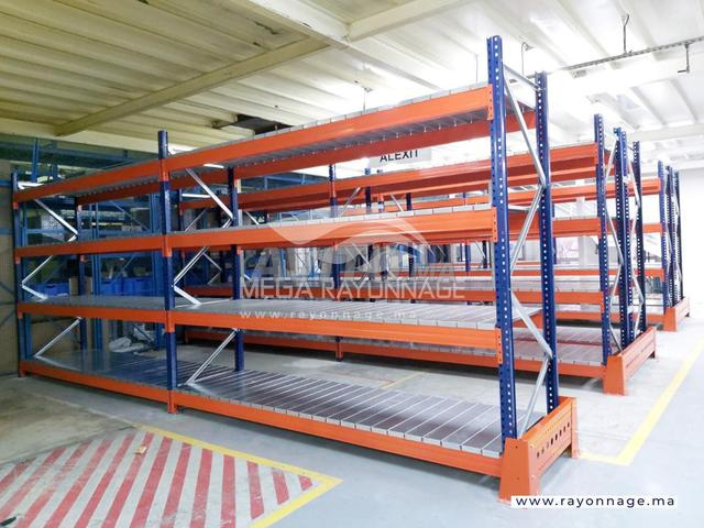 رفوف باليتات معدنية – تركيب في الموقع