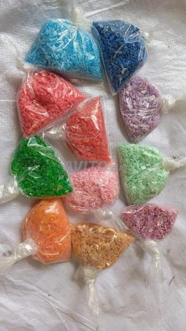 مواد بلاستيكية معاد تدويرها