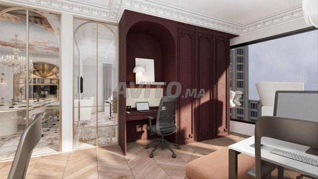 Luxueux bureau meublé style art déco, CFC