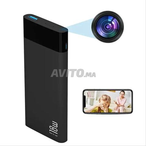 باور بانك S22 كاميرا تجسس مصغرة واي فاي