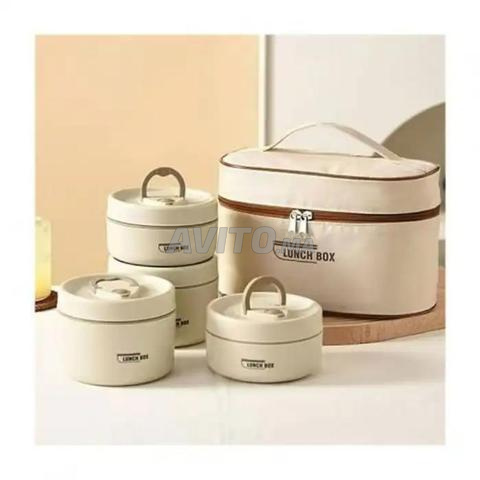 صندوق غداء معزول - فولاذ مقاوم للصدأ