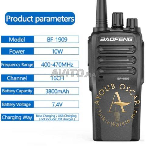 Talkie-walkie homologué 10km