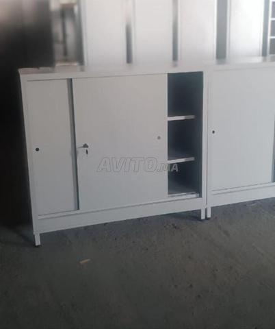 Armoire métallique porte coulissantes