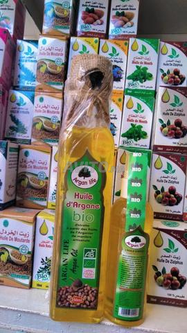 زيت أركان أصلي بيولوجي للشعر والبشرة