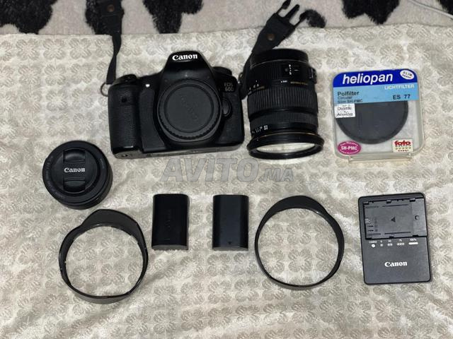 كانون EOS 60D مع عدستين