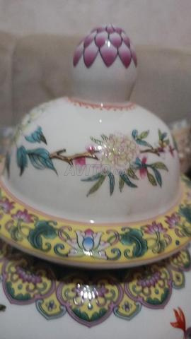 مزهرية صينية عتيقة مزخرفة - 2