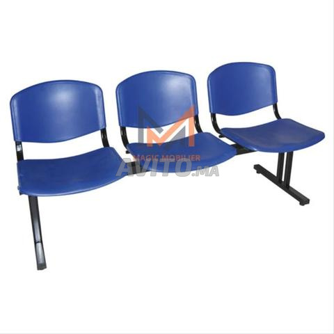 مقعد بلاستيكي لـ 2/3/4 أماكن