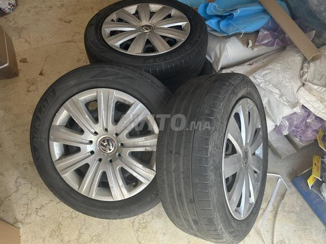 4 pneus avec jante fer 205/55 R16