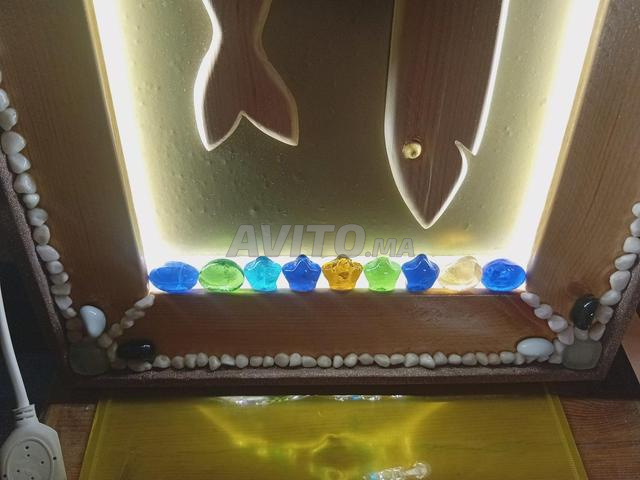 لوحة فنية مع إضاءة LED، خدمة توصيل مجاني🚚📞🖼 - 2