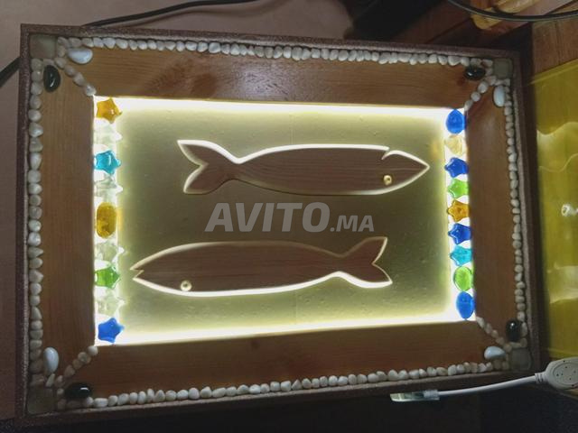 لوحة فنية مع إضاءة LED، توصيل مجاني🚚📞🖼 - 2