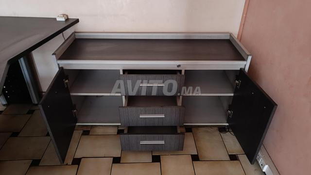 مكتب على شكل حرف L عصري بحالة ممتازة وتخزين - 2