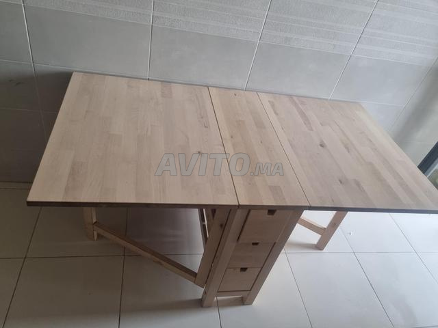 طاولة IKEA نوردن خشب البتولا الصلب بحالة جيدة