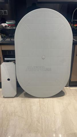 Table à manger démontable 6 places avec 3 chaises - 2