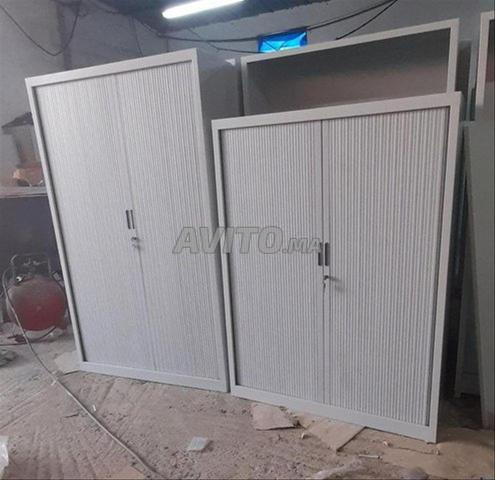 خزانة معدنية بأبواب ستائرية/خزانة/خزانة ملابس - 2