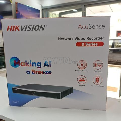 NVR HIKVISION 8-ch PoE 1U K Series AcuSense 4K