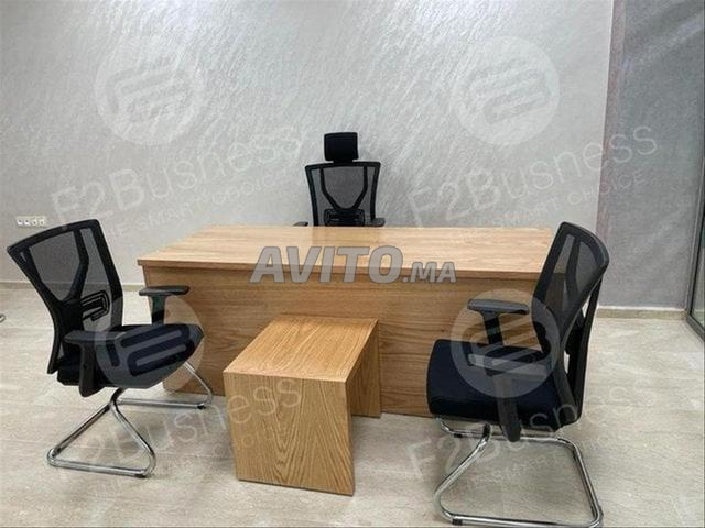 طقم مقاعد جلد اصطناعي/مقعد مكتب/مقعد - 2