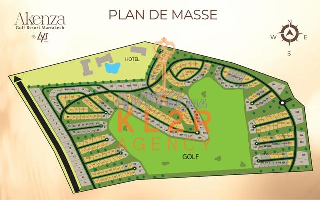 A vendre terrain de 656m² - Golf Akenza