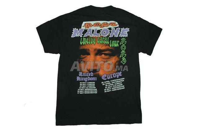 T-shirt officiel Post Malone Twelve Carat 2023 Europe Tour - 2