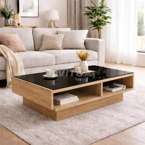 Table basse en verre