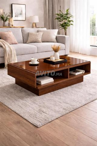 طاولة قهوة زجاجية - 2