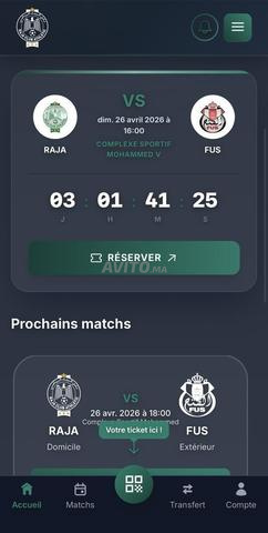 تذاكر الرجاء ضد الفتح