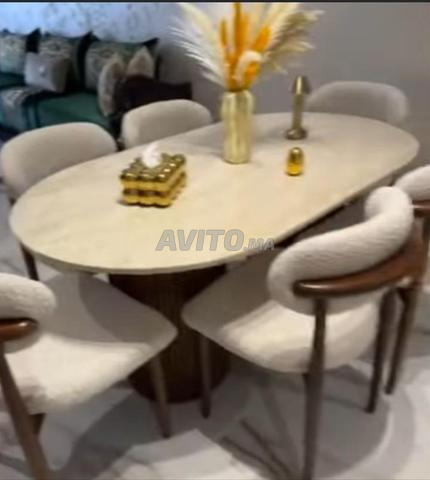 طاولة طعام رخامية - 2
