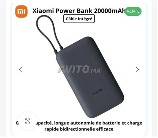 Power bank 20000mAh câble type-c intégré rapide - 2