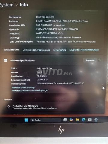 لابتوب HP EliteBook 850 G5 بمعالج i7 وذاكرة 20GB ورام 2TB SSD