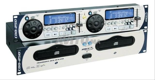 معدات استوديو مزدوجة قارئ أقراص مضغوطة - 2