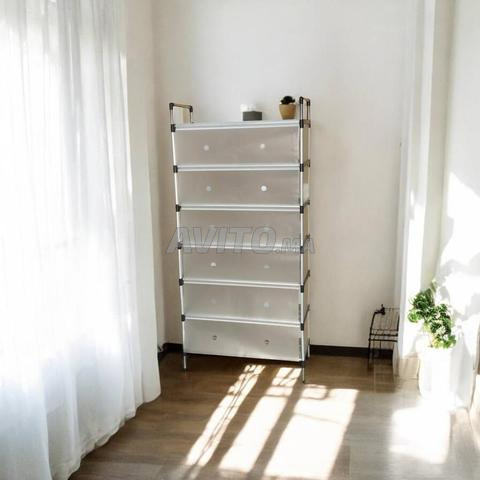 منظم أحذية بـ 7 طوابق (Shoes Rack Inox 7) - 2