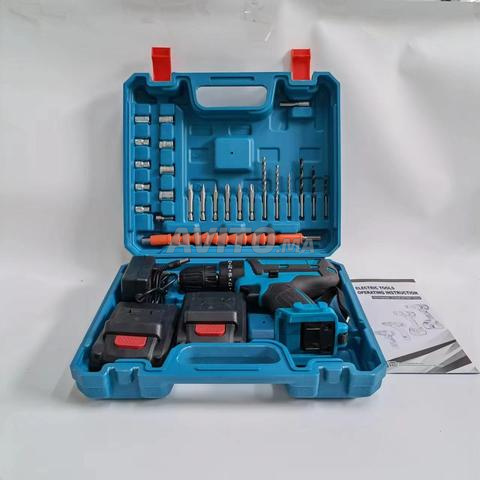 Pack professionnel 3 en 1 : Perceuse, Ponceuse et Visière + Cadeau - 2