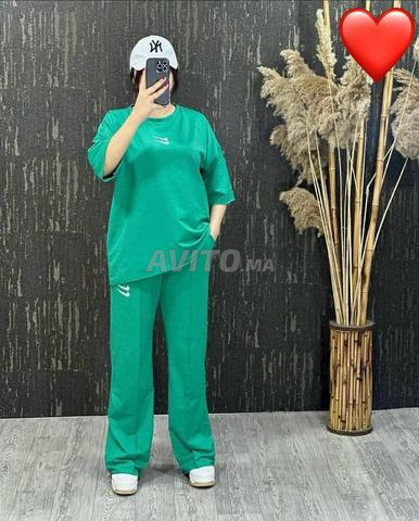 طقم صيفي بارد 🦋 🇹🇷 توب ليكرا - 2