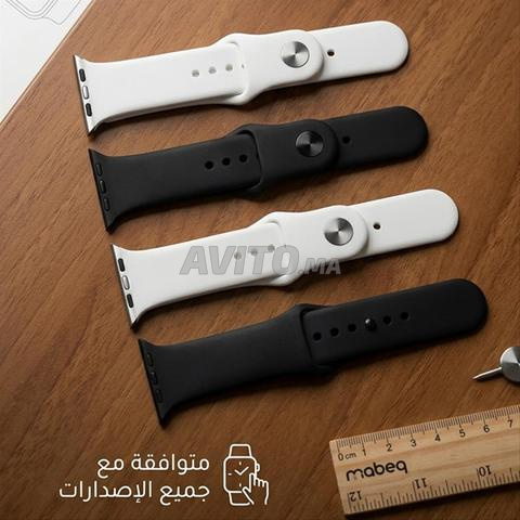 4 قطع حزام ساعة سيليكون – Bracelets en Silicone - 2