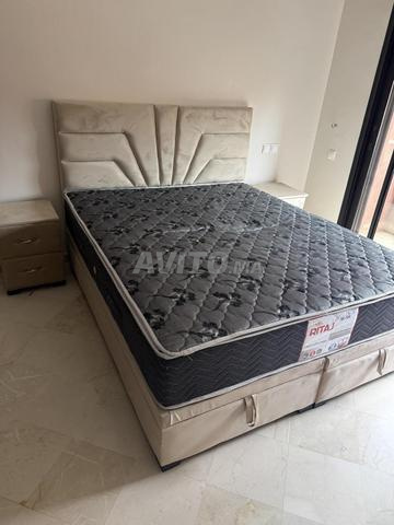 Lit complet avec coffres matelas 160 - 2