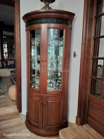 Vitrine d'angle en bois - 2