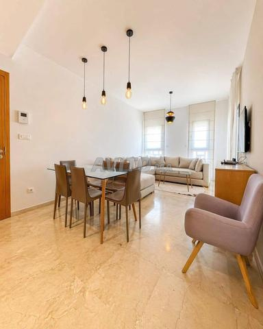 شقة مفروشة غرفتين نوم مع تراس - 2