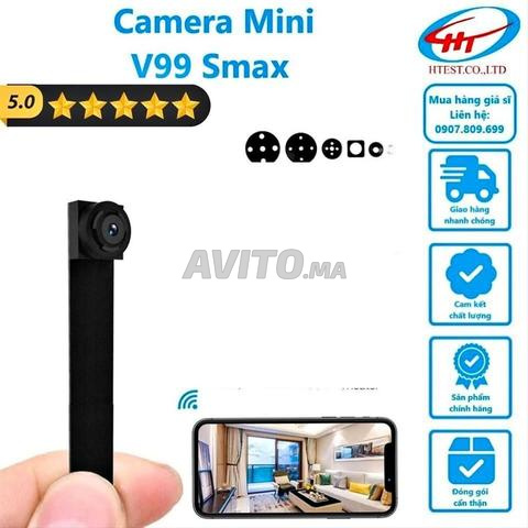 xN5 كاميرا تجسس مصغرة واي فاي مباشرة