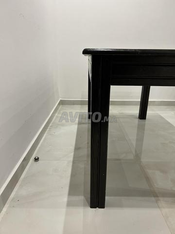 طاولة/غرفة طعام 150 سم × 75 سم خشب صلب - 2