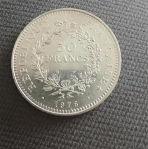 50 francs français argent 1977