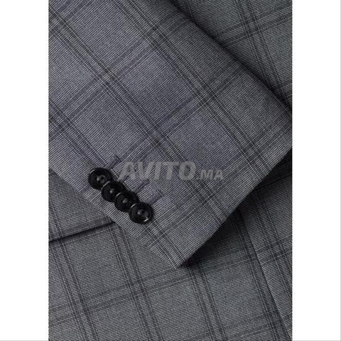 Veste costume Mango slim fit croisée carreaux - 2