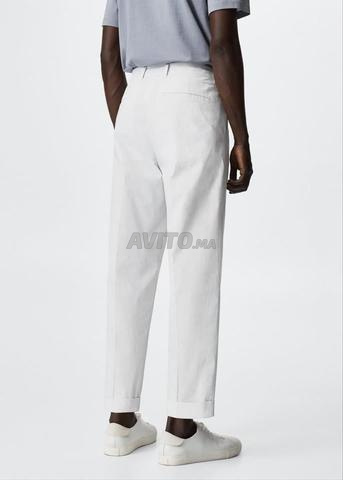 Pantalon Mango Original coton Slim-fit à pinces. - 2
