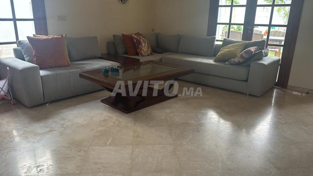 طاولة قهوة خشب صلب - 2