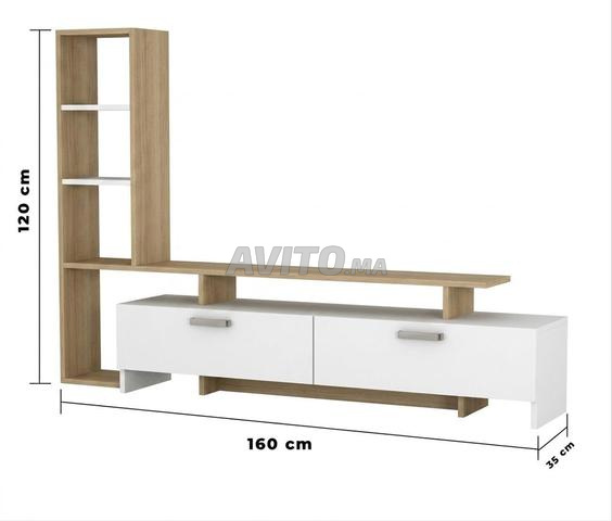 أثاث تلفزيون شبه جديد - 2