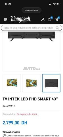 Intek 43 smart full HD neuf